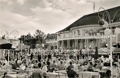 AK / Ansichtskarte Travemuende_Ostseebad Casino Garten  Travemuende_Ostseebad