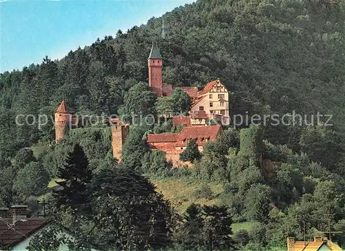 AK / Ansichtskarte Hirschhorn_Neckar Burg Hirschhorn  Hirschhorn Neckar