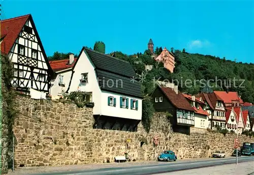 AK / Ansichtskarte Hirschhorn_Neckar Alte Stadtmauer  Hirschhorn Neckar