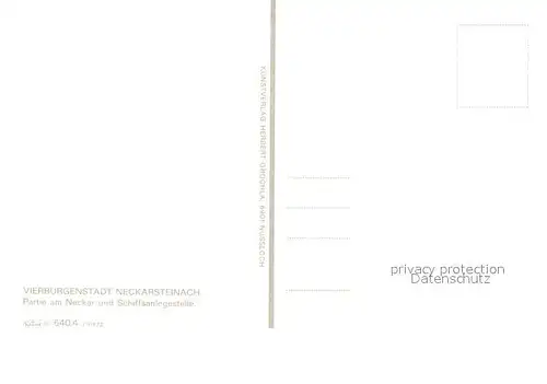 AK / Ansichtskarte Neckarsteinach Schiffsanlegestelle Neckarsteinach