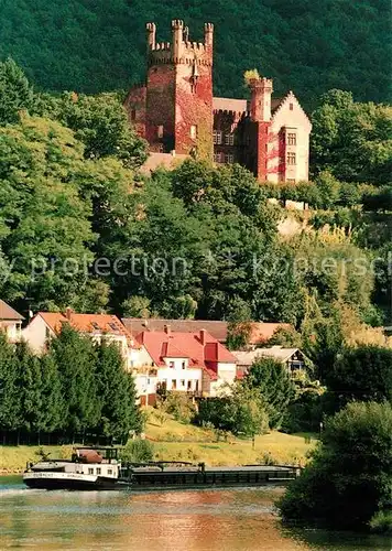 AK / Ansichtskarte Neckarsteinach Hinterburg Neckarsteinach