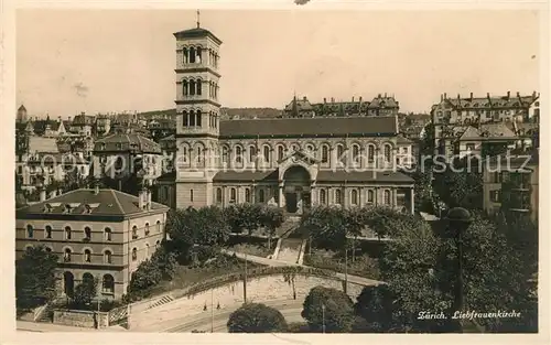 AK / Ansichtskarte Zuerich_ZH Liebfrauenkirche Zuerich_ZH