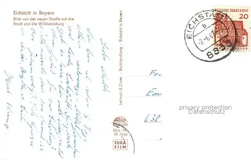 AK / Ansichtskarte Eichstaett_Oberbayern Willibaldsburg Eichstaett_Oberbayern