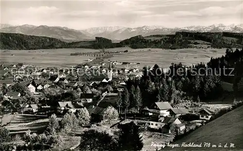 AK / Ansichtskarte Peiting Blick vom Schlossberg Peiting