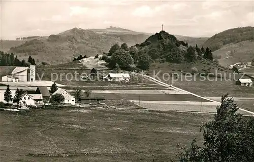 AK / Ansichtskarte Wachtkueppel Wasserkuppe Pferdskopf Eube St. Wendelinuskapelle Wachtkueppel