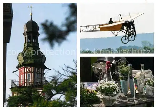 AK / Ansichtskarte Kirchheim_Teck Rathaus Oldtimerfliegertreffen Wochenmarkt Kirchheim Teck