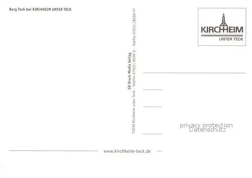 AK / Ansichtskarte Kirchheim_Teck Burg Teck Kirchheim Teck