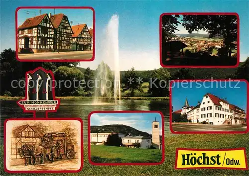 AK / Ansichtskarte Hoechst_Odenwald Hotel Lust Hoechst_Odenwald