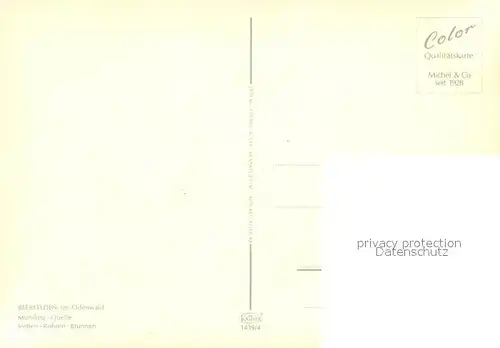 AK / Ansichtskarte Beerfelden_Odenwald Muemling Quelle Sieben Roehren Brunnen Beerfelden Odenwald