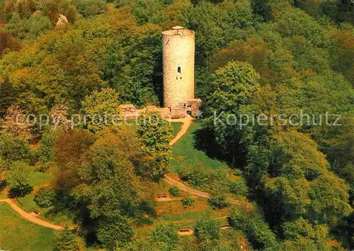 AK / Ansichtskarte Bad_Soden Salmuenster Ruine Stolzenberg Fliegeraufnahme Bad_Soden Salmuenster