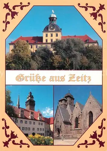 AK / Ansichtskarte Zeitz Moritzburg Rathaus Michaeliskirche Zeitz