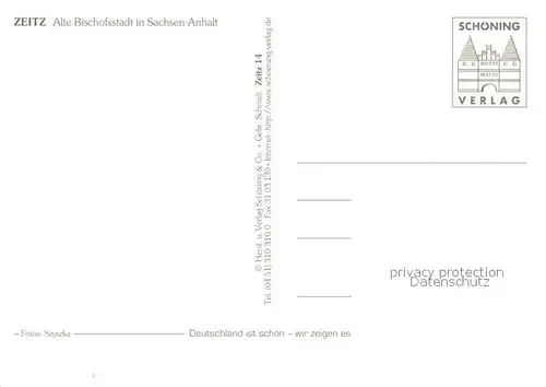 AK / Ansichtskarte Zeitz  Zeitz