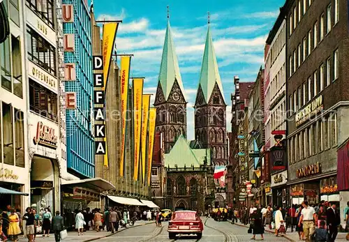 AK / Ansichtskarte Bremen Obernstrasse Dom  Bremen