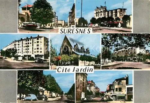 AK / Ansichtskarte Suresnes Cite Jardin Suresnes