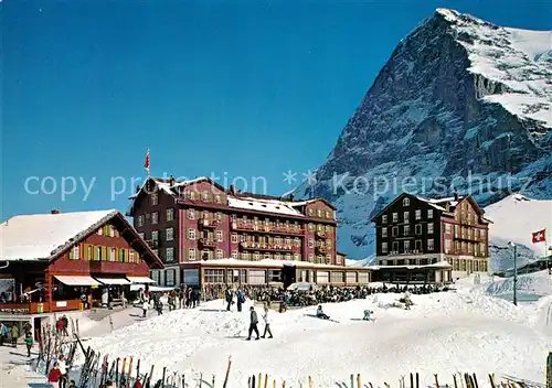 AK / Ansichtskarte Kleine_Scheidegg_Interlaken Hotel Eiger Kleine_Scheidegg