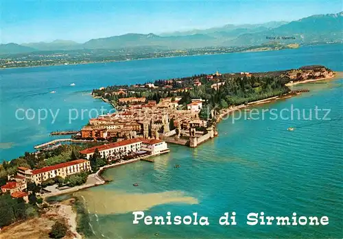 AK / Ansichtskarte Sirmione Fliegeraufnahme Sirmione