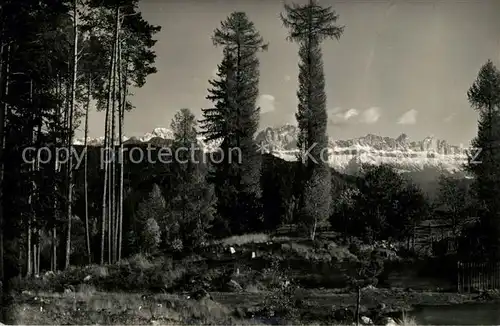 AK / Ansichtskarte Renon_Ritten Dolomiten Rosengarten Renon Ritten