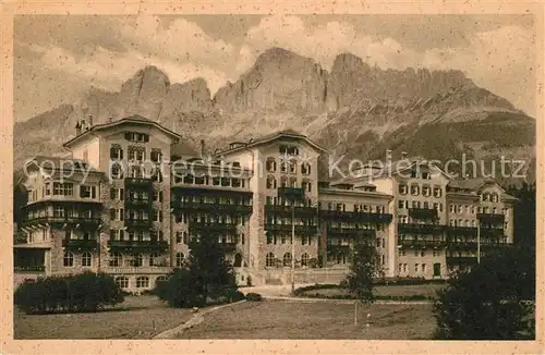 AK / Ansichtskarte Dolomiti Hotel Carezza al Lago Dolomiti