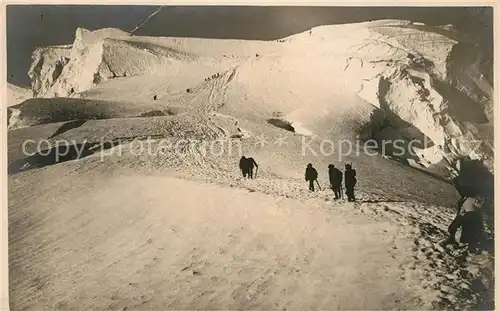 AK / Ansichtskarte Meran_Merano Schneewanderung Meran Merano