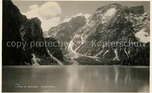 AK / Ansichtskarte Seekofel Panorama Seekofel