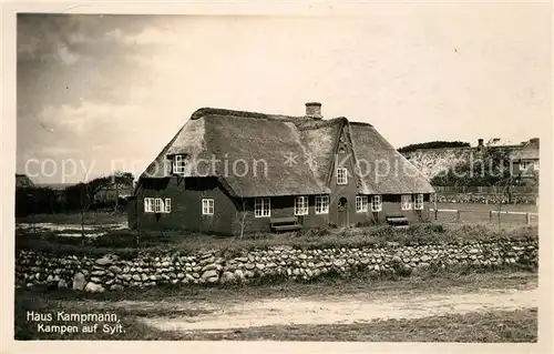 AK / Ansichtskarte Kampen_Sylt Haus Kampmann Kampen Sylt
