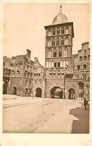 AK / Ansichtskarte Luebeck Burgtor Luebeck