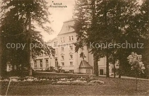 AK / Ansichtskarte Friedrichsruh_Aumuehle Schloss Park Friedrichsruh_Aumuehle