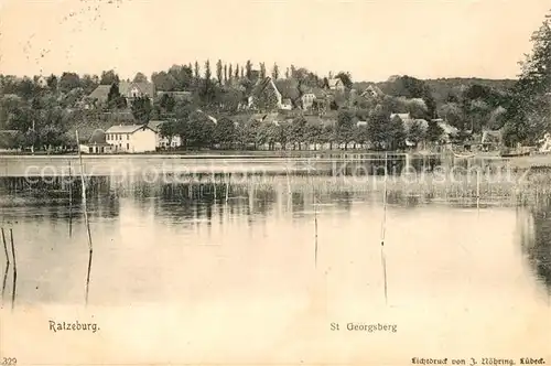 AK / Ansichtskarte Ratzeburg St Georgsberg Panorama Ratzeburg