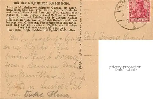 AK / Ansichtskarte Uglei_See Sage Spielplatz Uglei Nixe Uglei_See