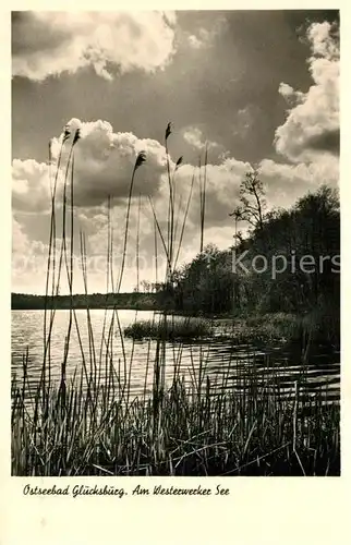 AK / Ansichtskarte Gluecksburg_Ostseebad Westerwecker See Gluecksburg_Ostseebad