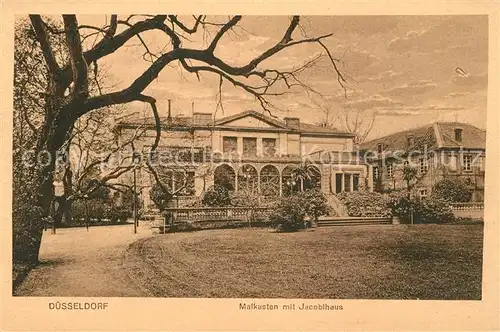 AK / Ansichtskarte Duesseldorf Malkasten Jacobihaus Duesseldorf