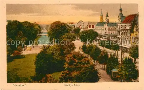 AK / Ansichtskarte Duesseldorf Koenigsallee Duesseldorf