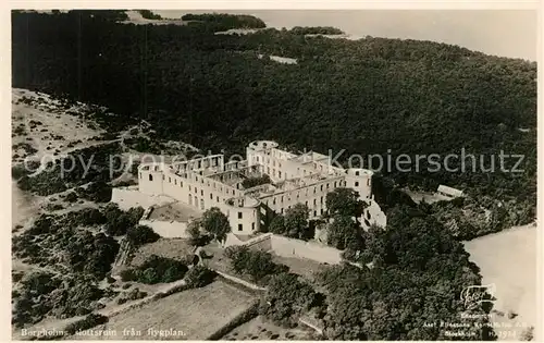 AK / Ansichtskarte Borgholm Fliegeraufnahme Schlossruine Borgholm