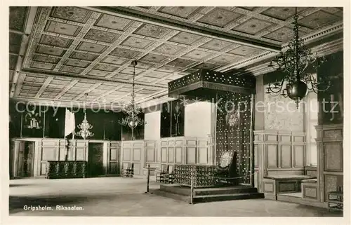 AK / Ansichtskarte Gripsholms Rikssalen Gripsholms