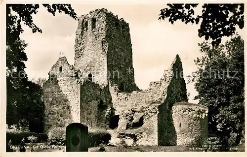 AK / Ansichtskarte Sigtuna Sankt Olof Ruine Sigtuna