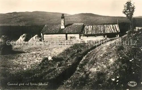AK / Ansichtskarte Raettvik Gammal gard vid Bjoerka fabodor Raettvik