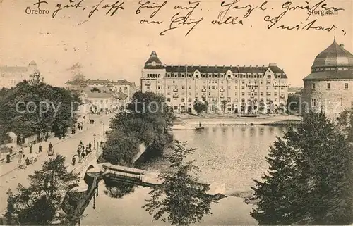AK / Ansichtskarte oerebro Storgatan oerebro