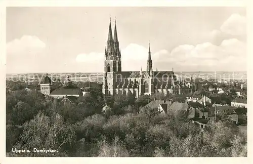 AK / Ansichtskarte Uppsala Domkyrkan Uppsala