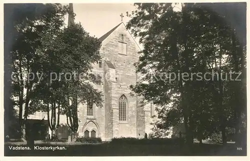AK / Ansichtskarte Vadstena Klosterkyrkan Vadstena
