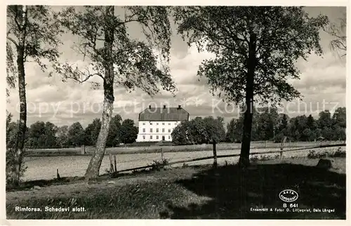 AK / Ansichtskarte Rimforsa Schedevi Schloss Rimforsa