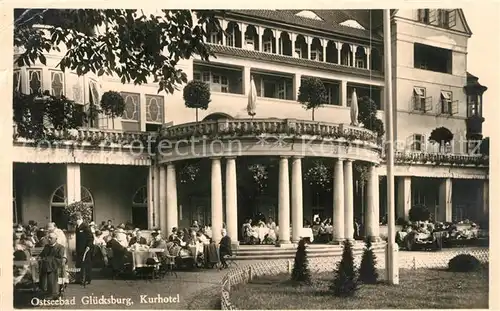 AK / Ansichtskarte Gluecksburg_Ostseebad Kurhotel Gluecksburg_Ostseebad