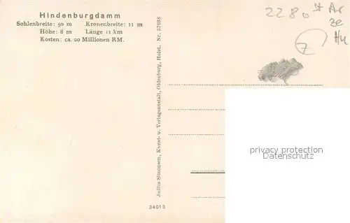 AK / Ansichtskarte Insel_Sylt Hindenburgdamm Panoramakarte Insel_Sylt