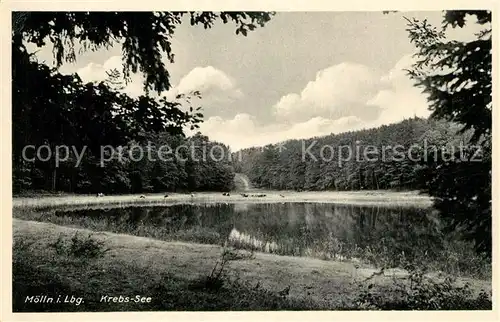 AK / Ansichtskarte Moelln_Lauenburg Krebssee Moelln_Lauenburg