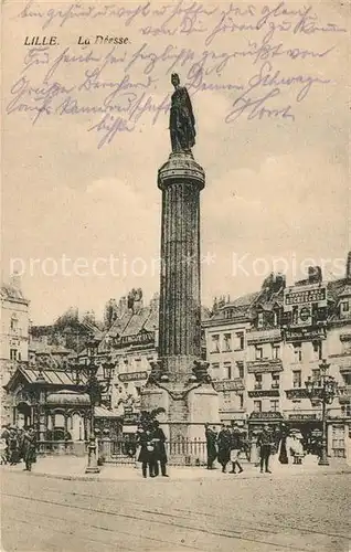 AK / Ansichtskarte Lille_Nord Colonne de la Deesse Lille_Nord