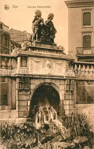 AK / Ansichtskarte Spa_Liege Cascade Monumentale Spa_Liege