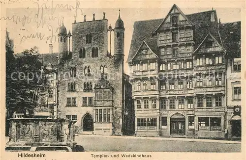 AK / Ansichtskarte Hildesheim Templerhaus Wedekindhaus Hildesheim
