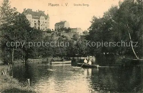 AK / Ansichtskarte Plauen_Vogtland Streitberg Fluss Weisse Elster Plauen_Vogtland
