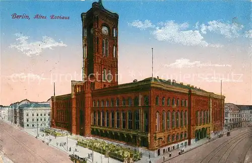 AK / Ansichtskarte Berlin Altes Rathaus Berlin
