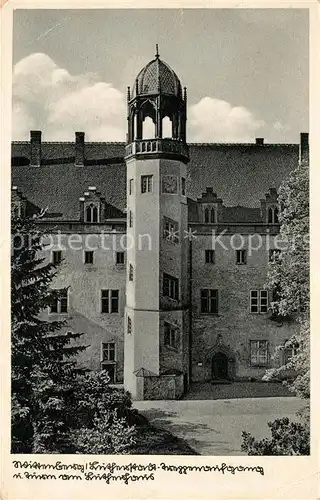 AK / Ansichtskarte Wittenberg_Lutherstadt Treppenaufgang zum Turm vom Lutherhaus Wittenberg_Lutherstadt