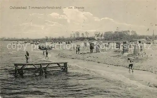 AK / Ansichtskarte Timmendorfer_Strand Am Strande Timmendorfer_Strand